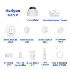 Horigen Wearable Breast Pump Gen 2