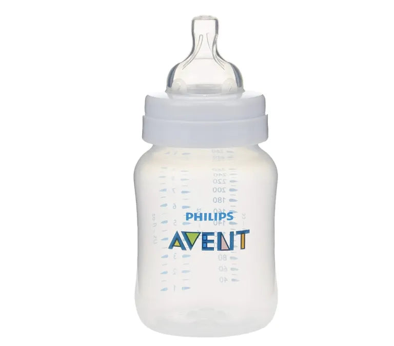Avent Anti-colic baby bottle 260ml white +1m SCF813/61